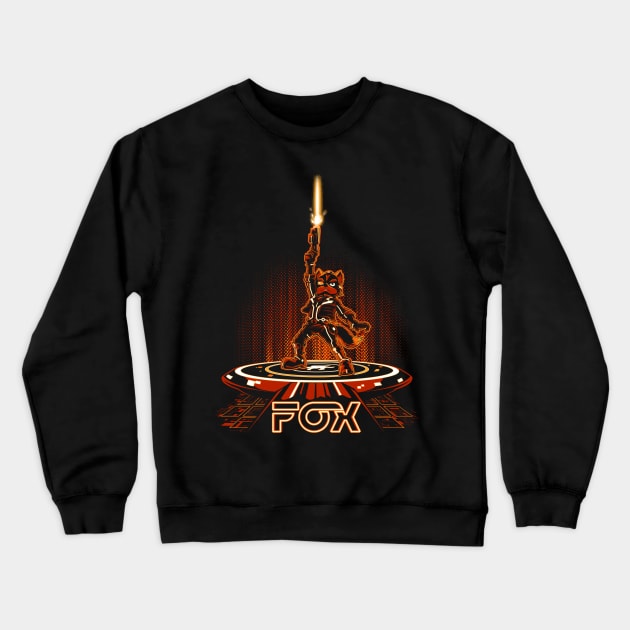 FOXTRON Crewneck Sweatshirt by djkopet